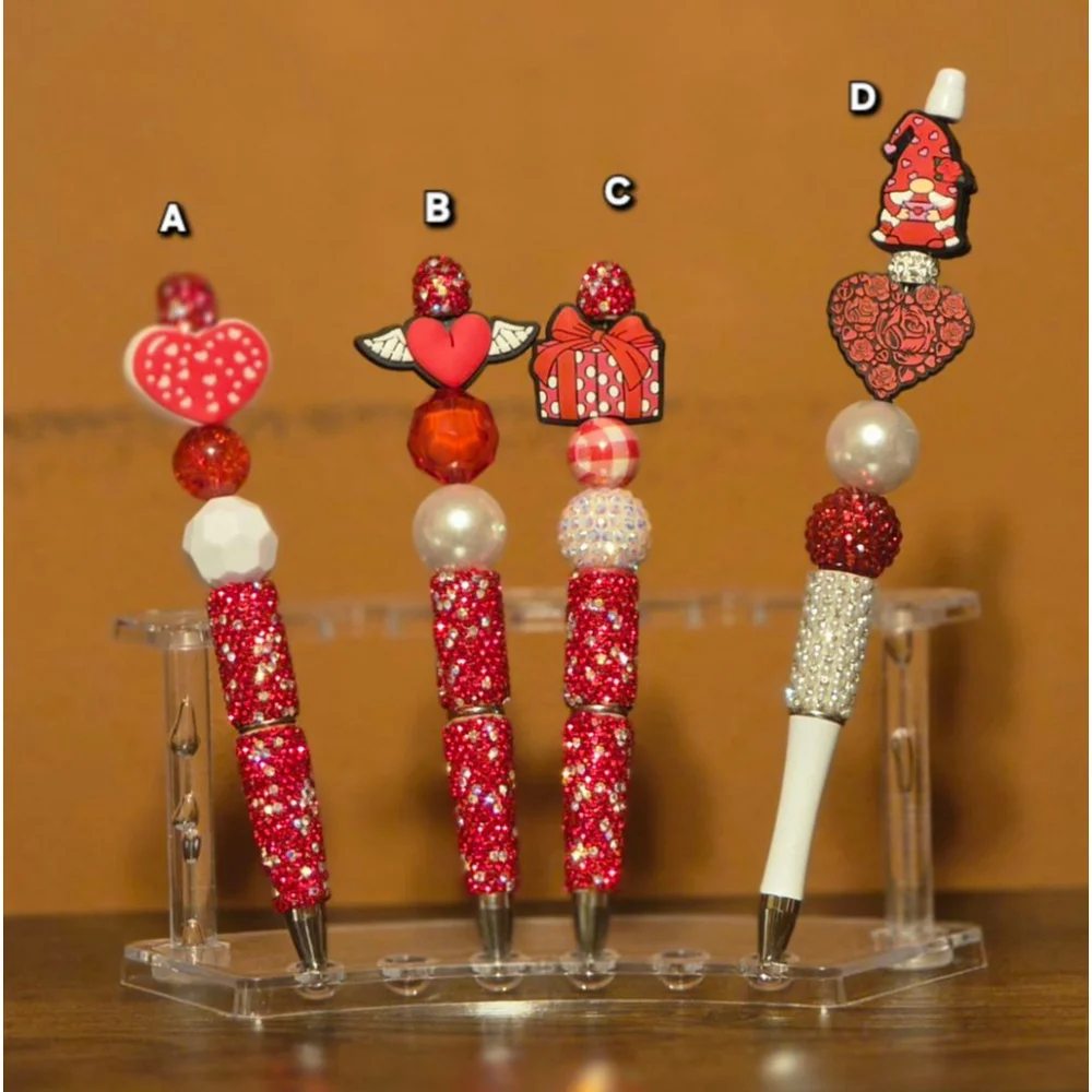 Valentine's Day Ballpoint‎ Beaded Pens Office Accessories